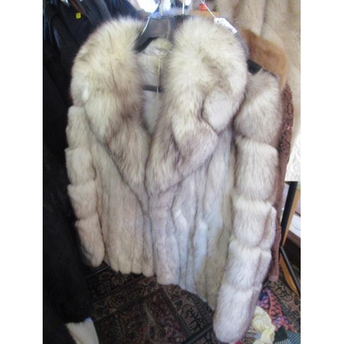 SOVEREIGN FURS WHITE FOX JACKET