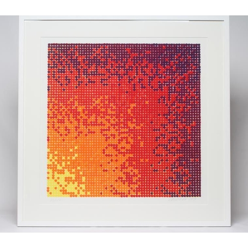 354 - DAVID ROTH (American b.1942) Untitled abstract, a pair, serigraph in colours, limited edition signed... 