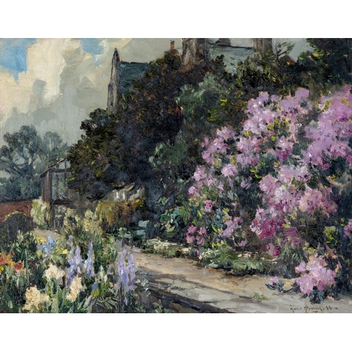 422 - OWEN BOWEN (1873-1967) Summer Garden Rawdon, oil on canvas, signed and dated (19)26, 14