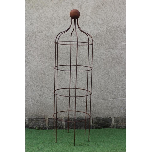 508 - A WROUGHT IRON 