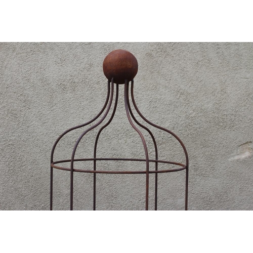 508 - A WROUGHT IRON 