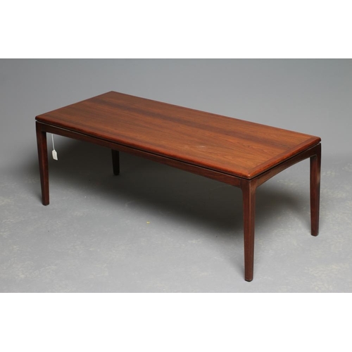 582 - A SCANDINAVIAN DESIGN FORMOSA TEAK COFFEE TABLE, mid 20th century, the oblong top with recessed frie... 