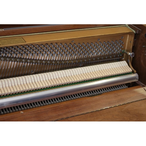 645 - A MODEL K UPRIGHT PIANO BY KNIGHT, 1972, in walnut case, 55 1/4