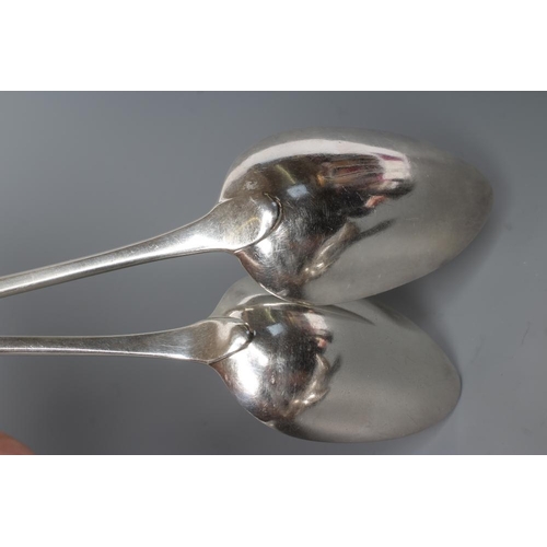 139 - A LATE GEORGE III BASTING SPOON, maker The Batemans, London 1799, in Hanoverian pattern, engraved 