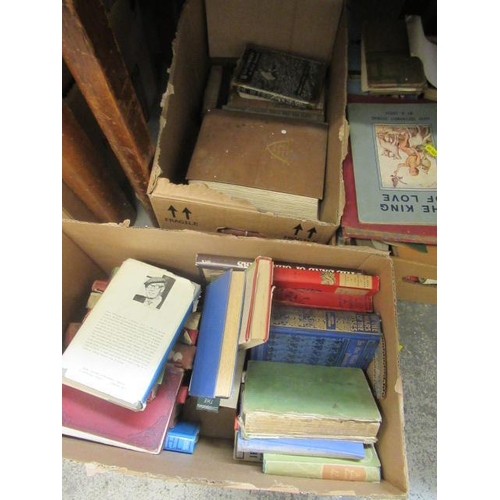 110 - TWO BOXES OF VINTAGE SOMERSET MAUGHAM STRAND AND OTHER HARDBACK BOOKS