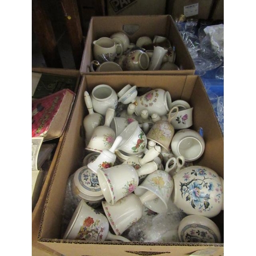 112 - TWO BOXES OF CHINA BELLS ETC