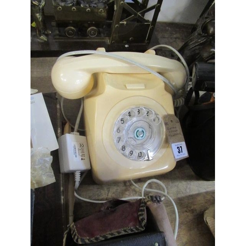 37 - RETRO CREAM TELEPHONE