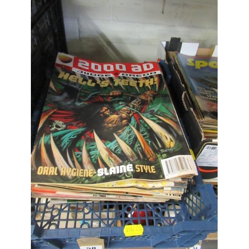 50 - BOX OF 2000AD COMICS