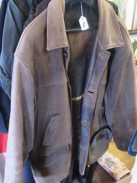 Wallace sacks 2024 leather coat