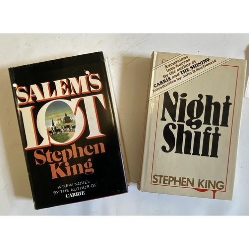 298 - STEPHEN KING, Night Shift, Doubleday, 1978, V4 in gutter of p336. WITH Salems Lot, Doubleday Book... 