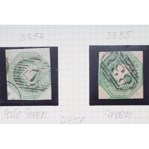 363 - 1847-54 EMBOSSED STAMPS, variable margins (Est. plus 24% premium inc. VAT)