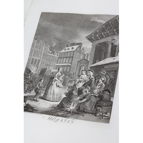 624 - WILLIAM HOGARTH (1697-1764) The Complete Works, (Boydell & Company London), large folio of mezzotint... 