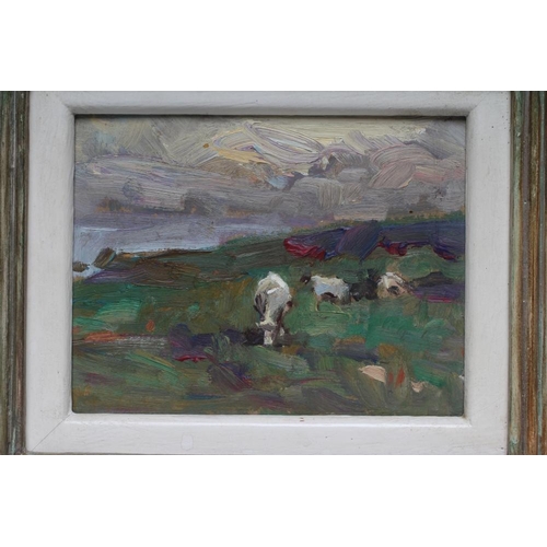 675 - WILLIAM BOYER (1926-2015) Isle of Skye, oil on board, unsigned, 4 1/2