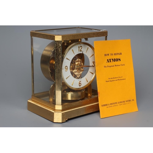 775 - A JAEGER LECOULTRE ATMOS CLOCK, No 217094, the 4 3/4