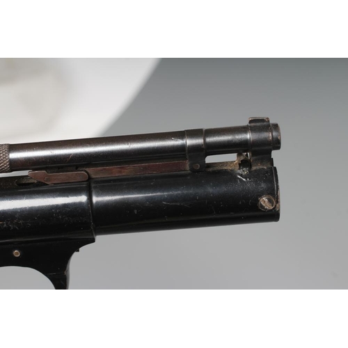 458 - A WEBLEY & SCOTT PREMIER .22 AIR PISTOL with 6 3/8