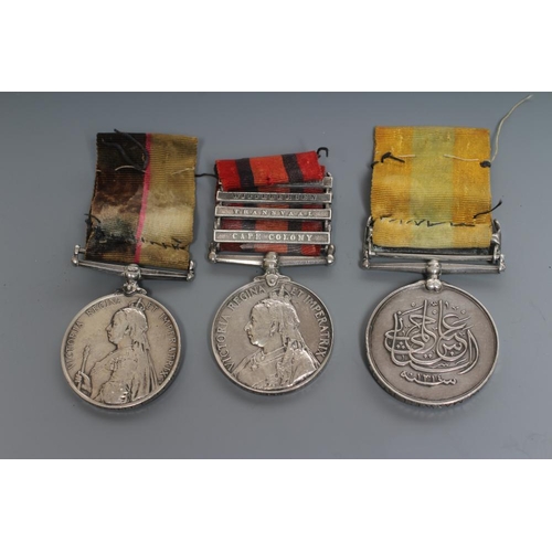 474 - A VICTORIAN FAMILY OF MEDALS awarded to William Maxwell of the Seaforth Highlanders, comprising a Qu... 