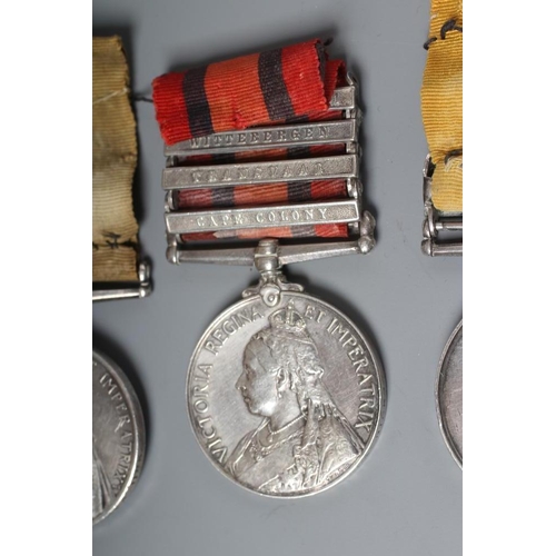 474 - A VICTORIAN FAMILY OF MEDALS awarded to William Maxwell of the Seaforth Highlanders, comprising a Qu... 