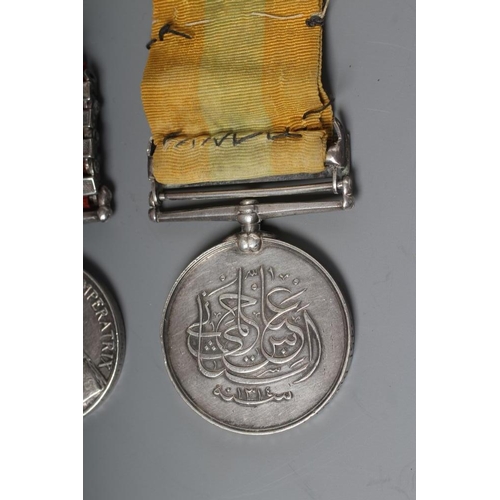 474 - A VICTORIAN FAMILY OF MEDALS awarded to William Maxwell of the Seaforth Highlanders, comprising a Qu... 