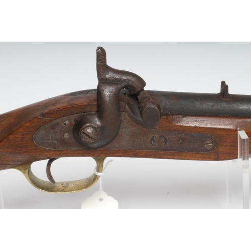 489 - AN ENFIELD TYPE PERCUSSION MUSKET with 24