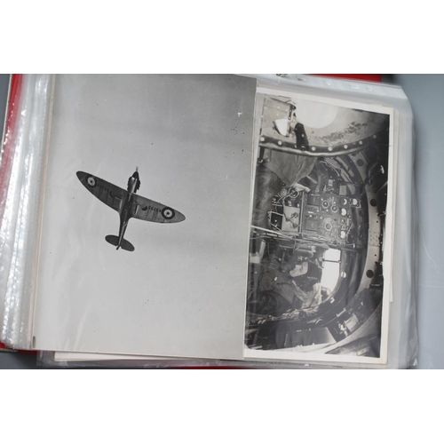 494 - A LARGE COLLECTION OF SECOND WORLD WAR PHOTOGRAPHS, comprising approximately 271 mainly aircraft rel... 