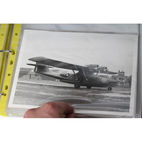 495 - A COLLECTION OF SECOND WORLD WAR PHOTOGRAPHS, comprising approximately 43 mainly aircraft related pr... 