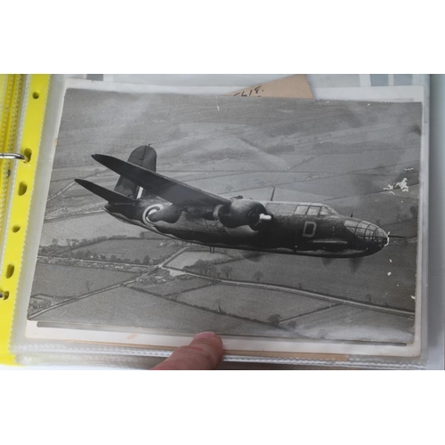 495 - A COLLECTION OF SECOND WORLD WAR PHOTOGRAPHS, comprising approximately 43 mainly aircraft related pr... 