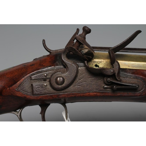 498 - A FLINTLOCK BLUNDERBUSS, the 14