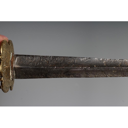 525 - A FRENCH COURT SWORD, c.1820, the 34 1/2