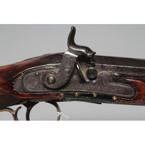 533 - A PERCUSSION MUSKET with 28 3/4