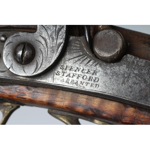 544 - A KENTUCKY MUSKET with 37 1/2