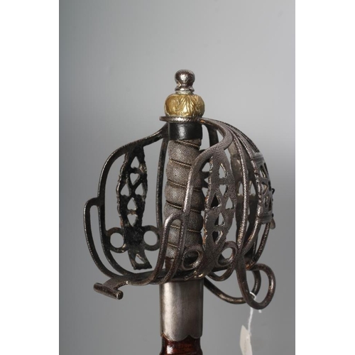 561 - AN 1828 PATTERN HIGHLAND INFANTRY OFFICER'S BROADSWORD, late 19th century, the 32 1/2