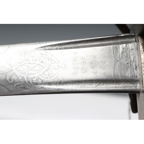 562 - A HIGHLAND INFANTRY OFFICER'S BROADSWORD, late 19th century, by Gardiner & Co. Glasgow, the 33