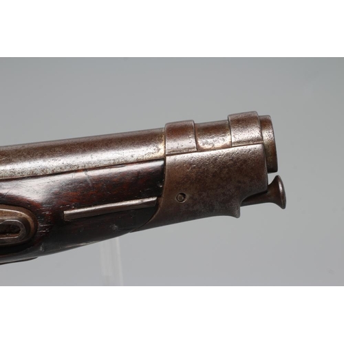 569 - A FRENCH MANUF FLINTLOCK PISTOL, with 5