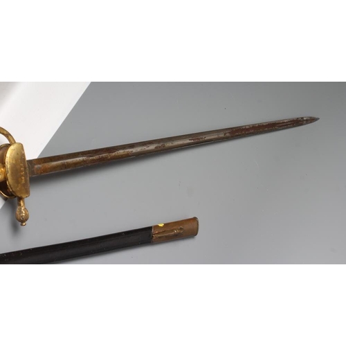 594 - A 1796 PATTERN INFANTRY OFFICER'S SWORD, the 32