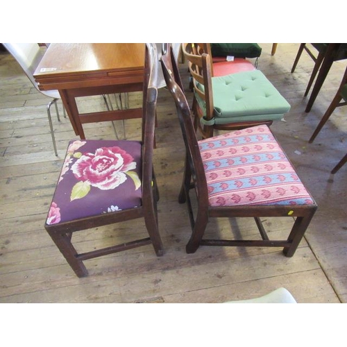 958 - TWO 19TH CENTURY UPHOLSTERED CHAIRS