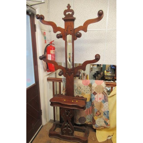 960 - VICTORIAN HAT AND COAT STAND