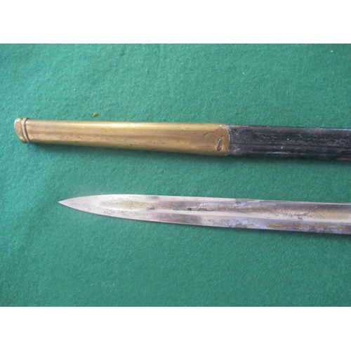 593 - A 1796 PATTERN INFANTRY OFFICER'S SWORD, the 32 1/2