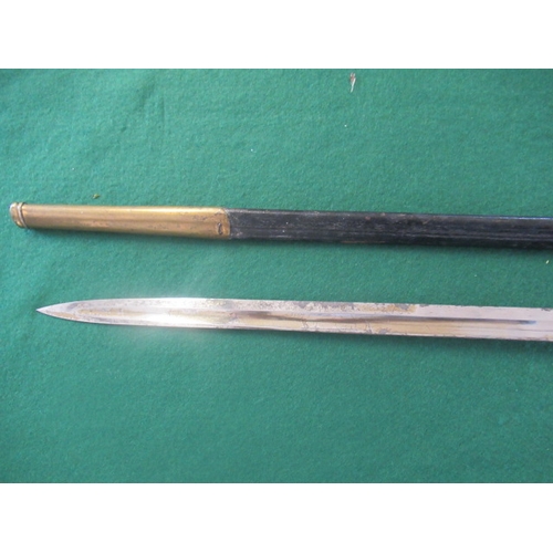 593 - A 1796 PATTERN INFANTRY OFFICER'S SWORD, the 32 1/2