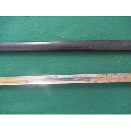 594 - A 1796 PATTERN INFANTRY OFFICER'S SWORD, the 32