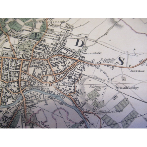 336 - MARTIN S.D., (early 19th century) Map of The County extending Ten Miles around Leeds, including Wake... 