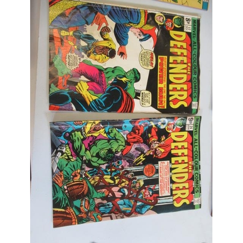 212 - 13 Marvel comics, comprising The Avengers no. 54, 94, 105 x2, 112, and 115, The Defenders no. 17, 24... 