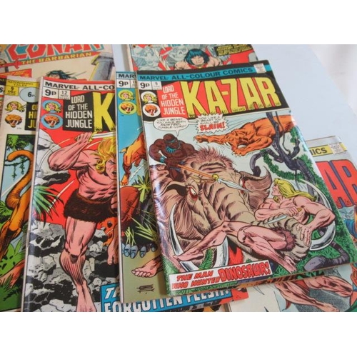 215 - 32 Marvel comics, comprising Conan The Barbarian no. 18 x2, 19, 20, 21, 22 x2, 23 x2, 24, 29, 30, 33... 