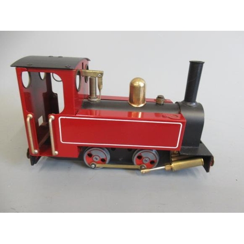 342 - Mamod 0-4-0 steam locomotive in red, E (Est. plus 24% premium inc. VAT)