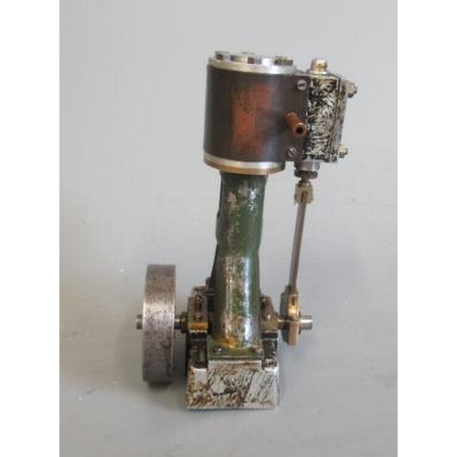 351 - Single cylinder vertical steam engine, 3/4