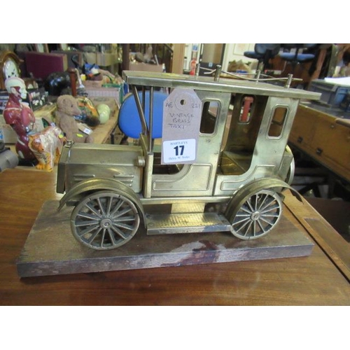 17 - VINTAGE BRASS TAXI