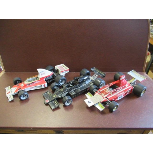 18 - THREE DIECAST F1 RACING CARS