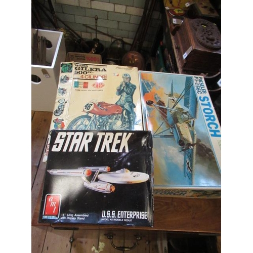 27 - STAR TREK ENTERPRISE KIT AND TWO OTHERS