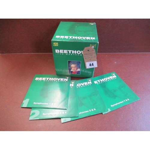 44 - MASTERWORKS BOX OF BEETHOVEN CDS