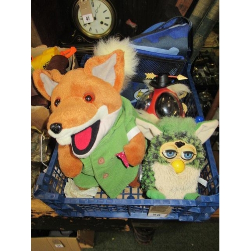 50 - BASIL BRUSH TOY AND FURBY ETC