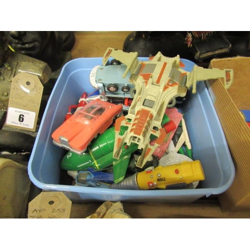 10 - TUB OF THUNDERBIRD TOYS